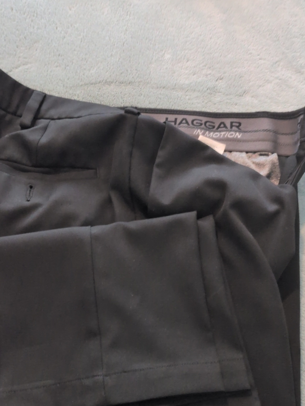 Haggar Black In Motion Men's Dress Pants